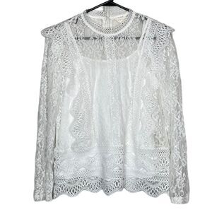 Adiva White Top size Medium